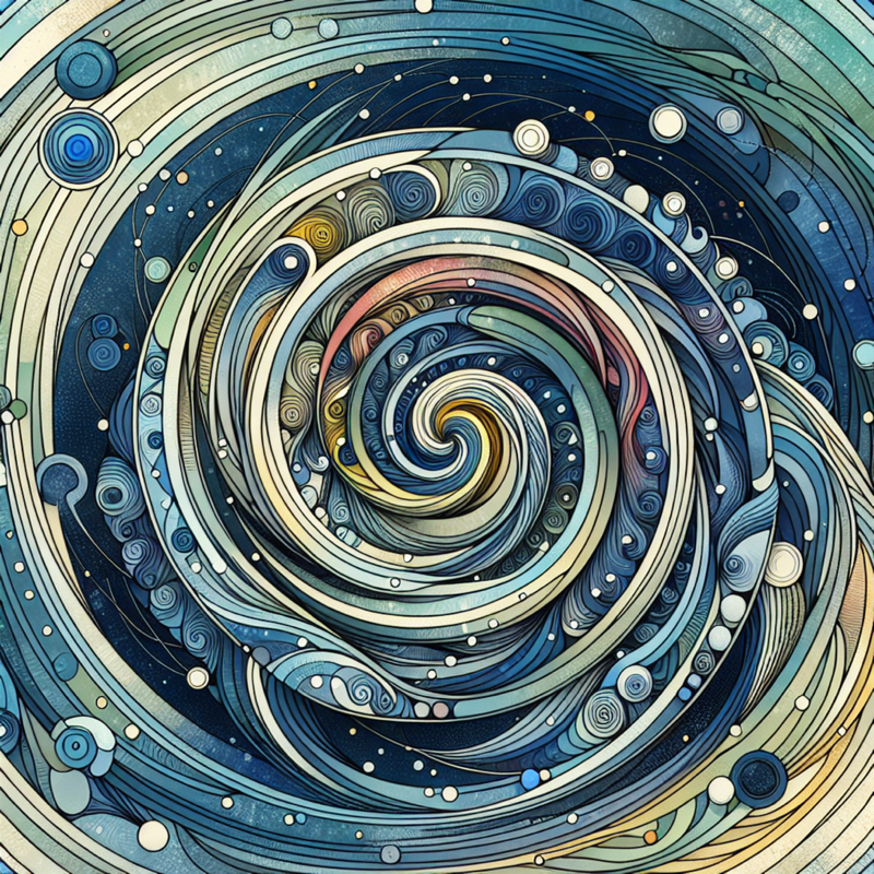 image de spiral illustrant un schéma répétitif